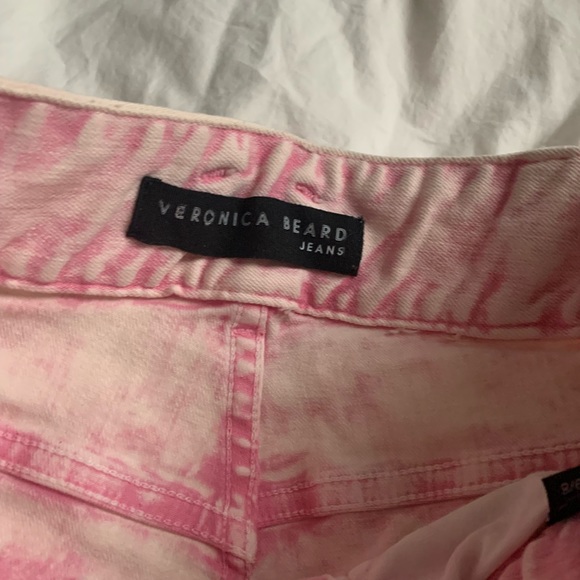 Veronica Beard Monika Tapered Acid Wash Jeans - Picture 8 of 10